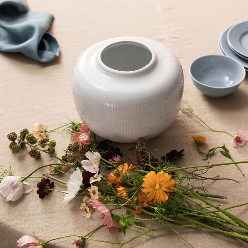 Swedish Grace maljakko 22 x 17 cm, lumi