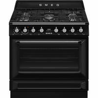 Gaskomfur Victoria TR90GMBL 90 cm, sort