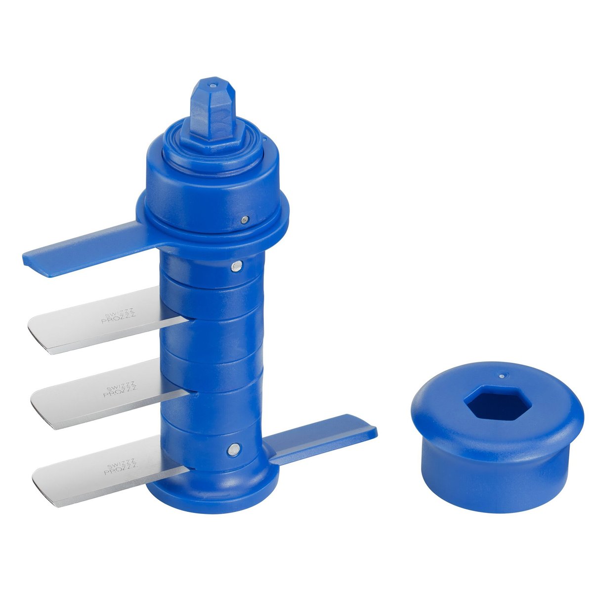 Chop & Shaker minihackare 450 ml, blå