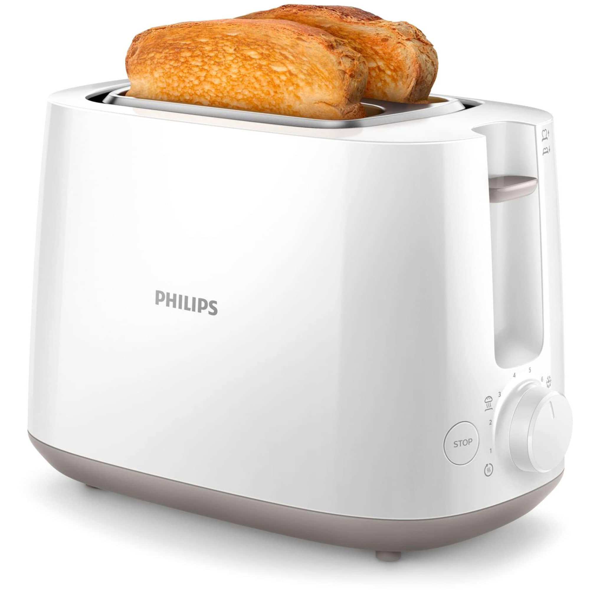 Alternativ bild 0 för Philips Brödrost HD2581/00 Vit