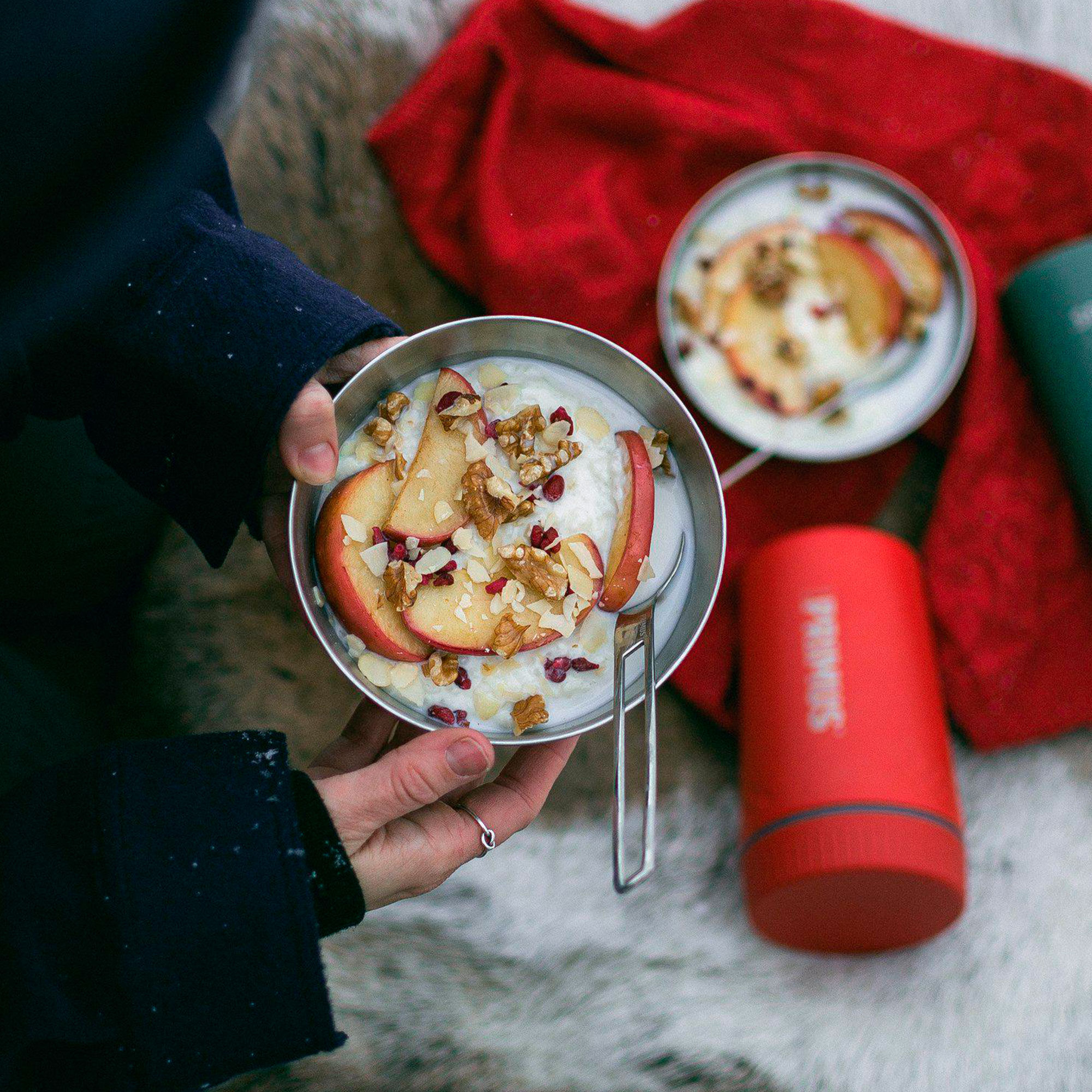 CampFire skål, rostfritt stål