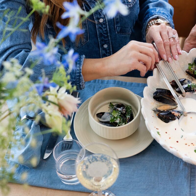 Eden Denim kökshandduk 2-pack, blå