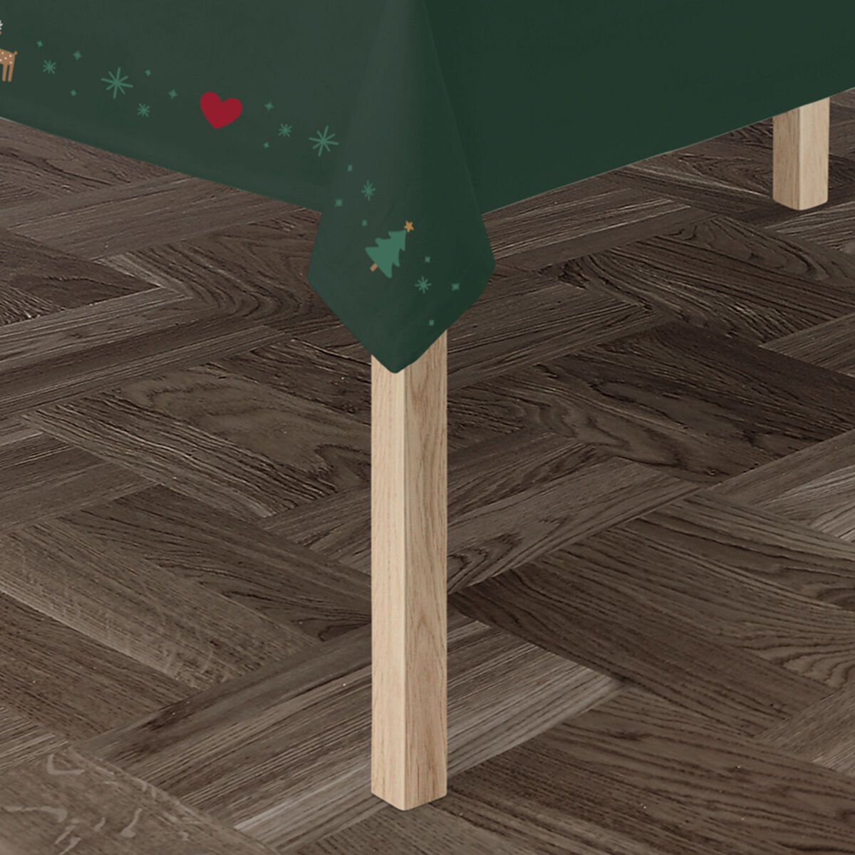 Juna Christmas Fable Dug 150x270 cm, grøn