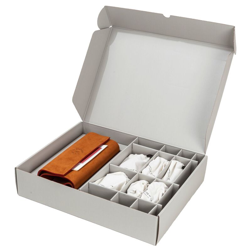 Oeno Collection Nomad viinisetti nahkakotelossa