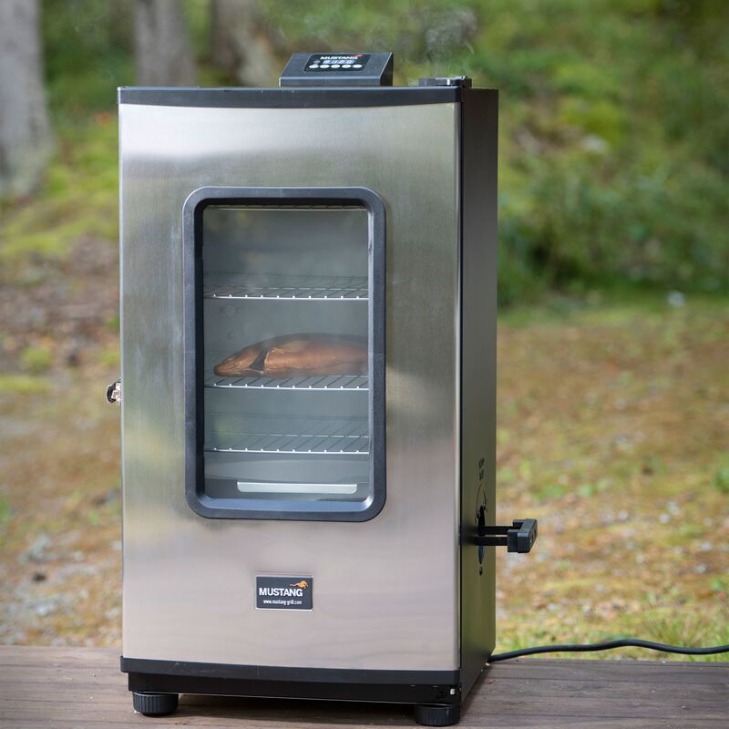 Electronic elrök, rostfritt stål/svart