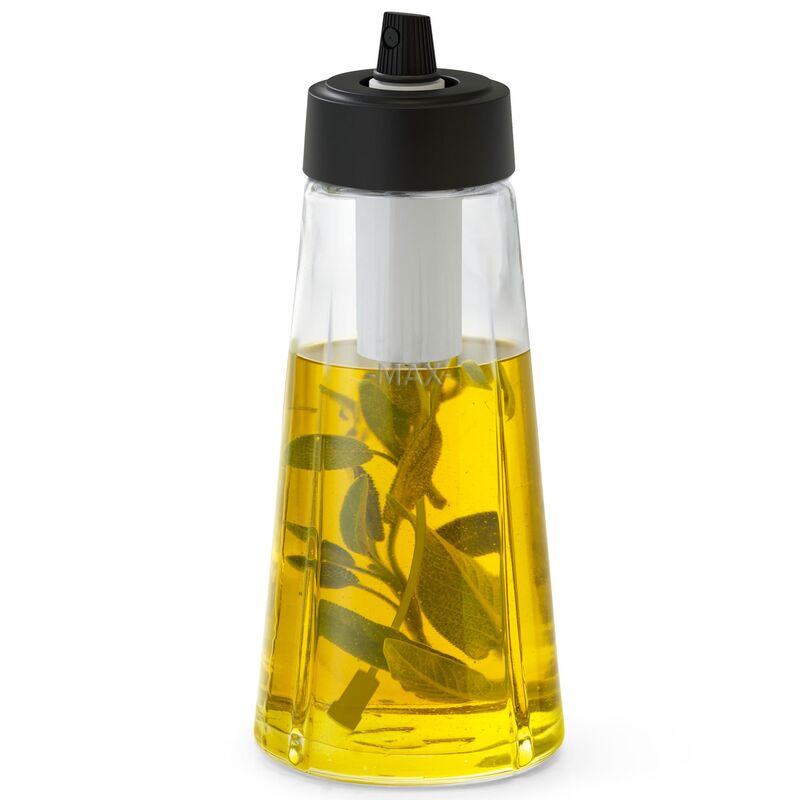 oljesprayflaska 14 cl, svart/stål