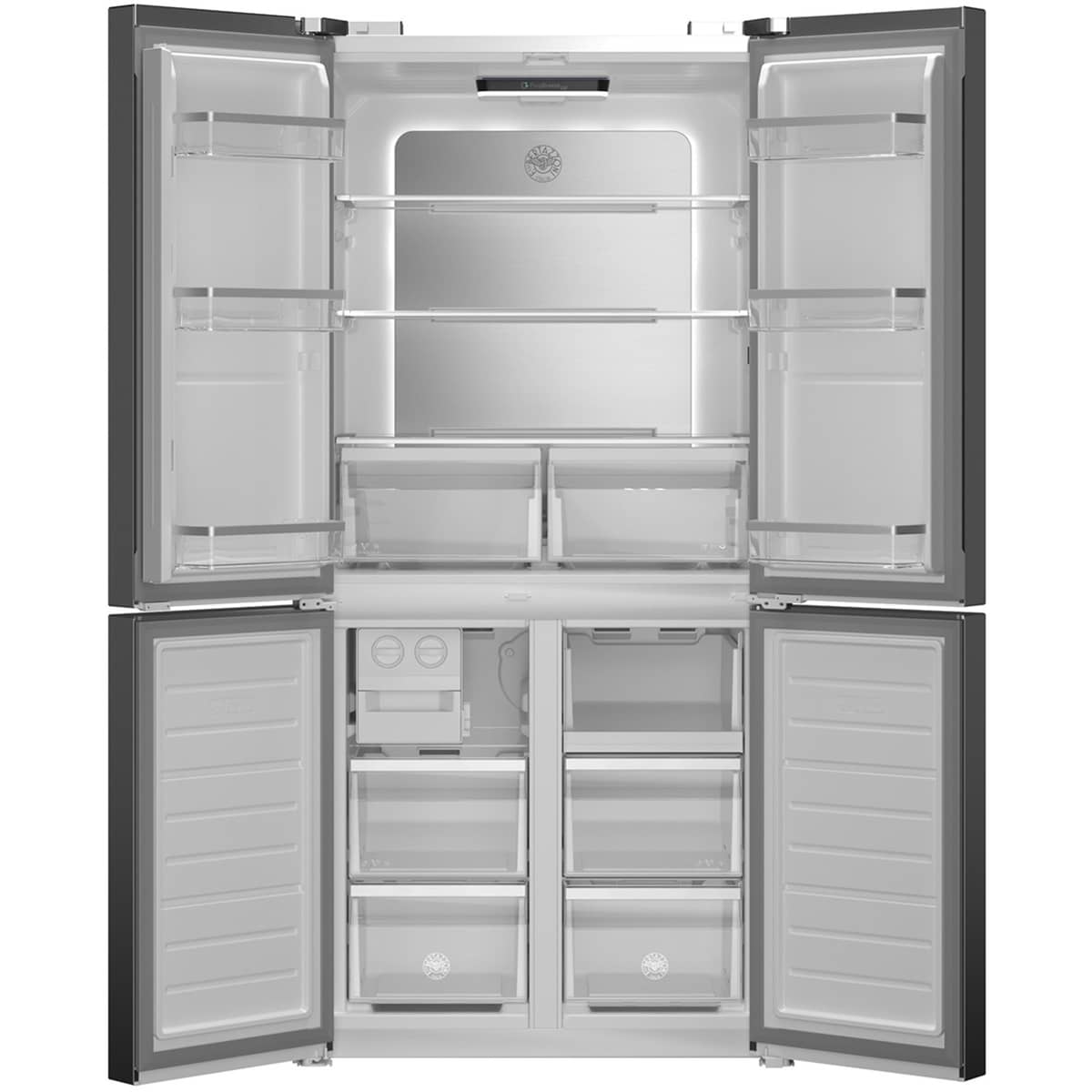 Professional RCD84F4FXNCP køleskab/fryser, rustfrit stål