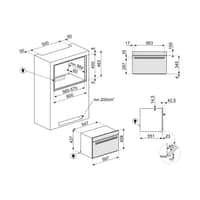 SBC4304X Blast Chiller Classic 45 cm, rustfrit stål