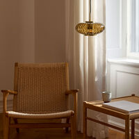 Urc taklampe 26 cm, amber