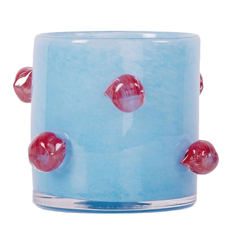 Arlo fyrfadsstage 10 cm, lysblå