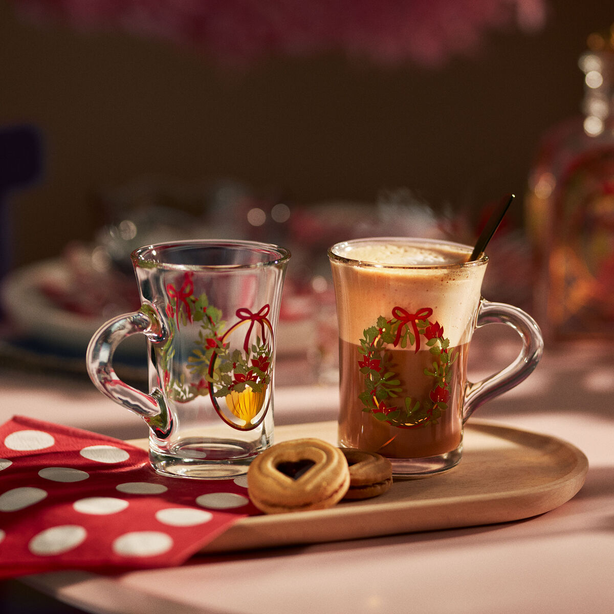 Holmegaard Jule-hotdrinkglass 2025 23 cl, 2 stk, flerfarget