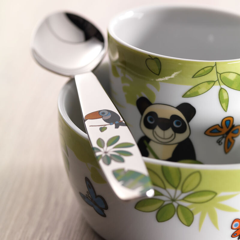 Jungel børnebestik 4 dele, rustfrit stål