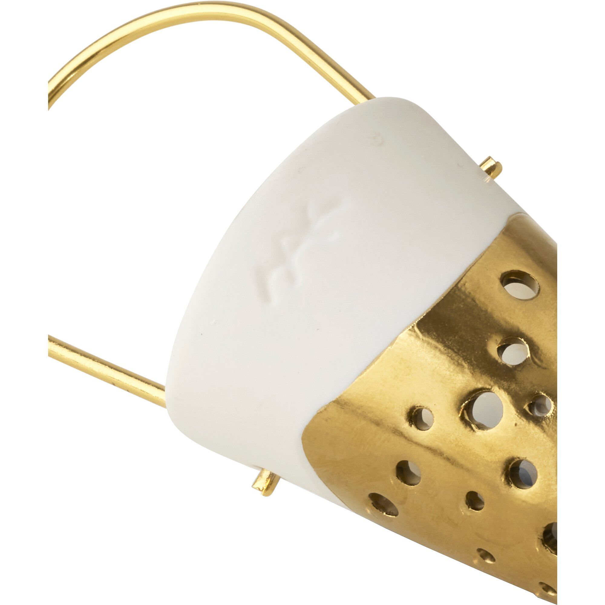 Alternativ bild 1 för Kähler Nobili julstrut, large, Ø 5 cm, guld