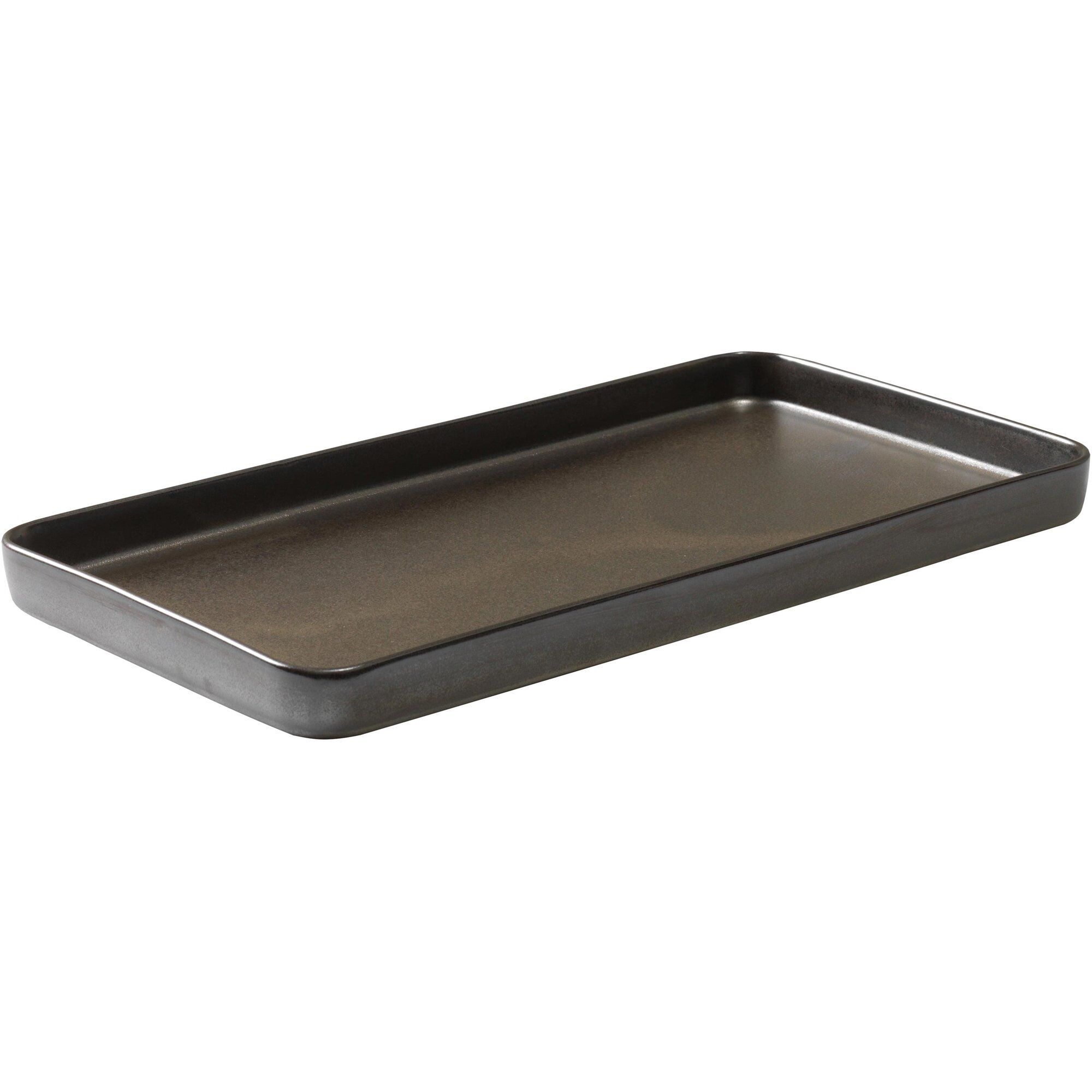Aida - RAW Metallic Brown fat 34x18 cm