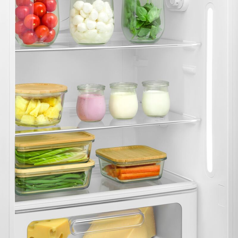 Smeg FAB28LBL6 Kjøleskap Med Fryser 153cm Venstrehengt Svart