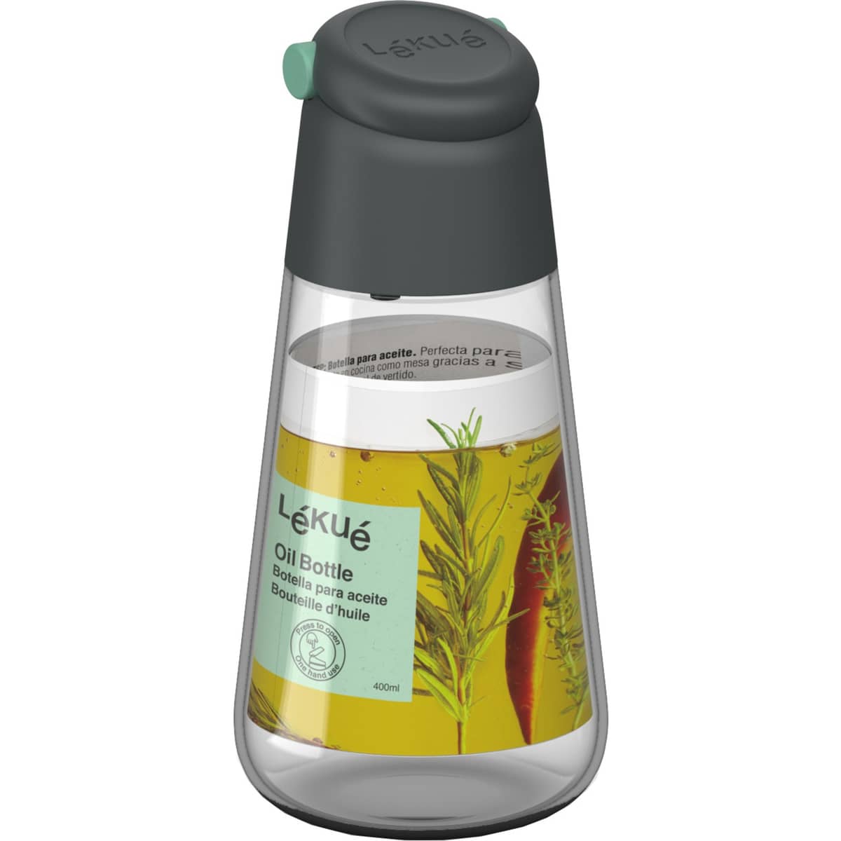 Oljeflaska med pip 400 ml, 2 st