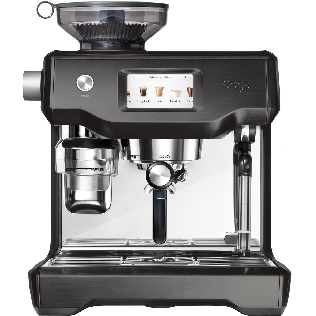 SES990BST The Oracle Touch espressomaskine, grå