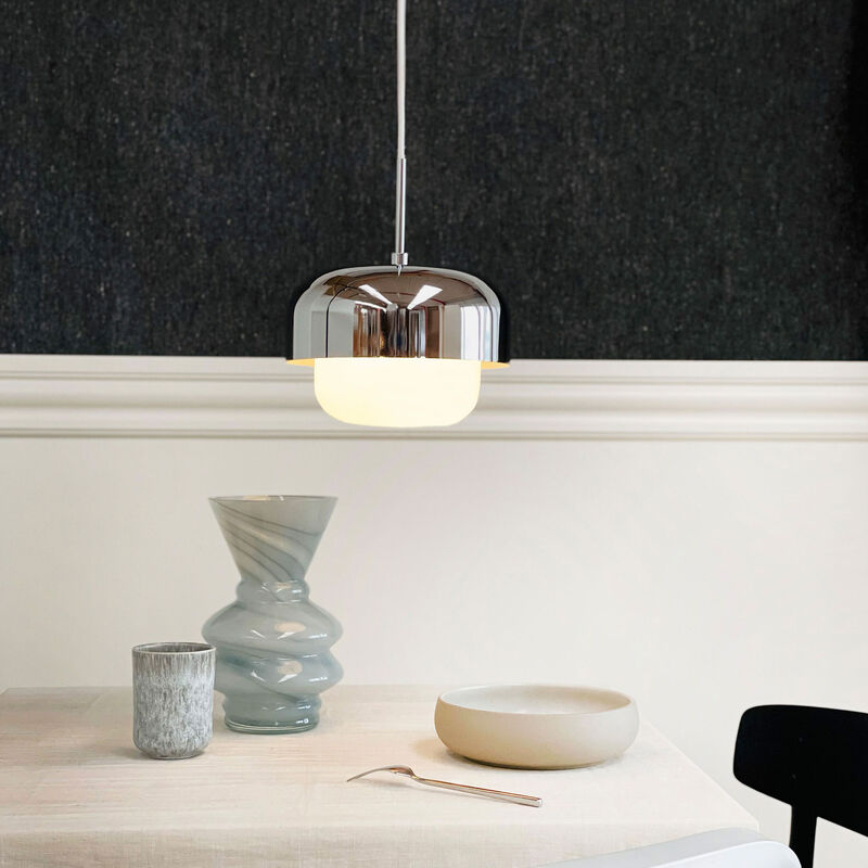 Haipot pendellampe D23, krom