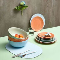 Confetti middagstallerken 27,5 cm, apricot