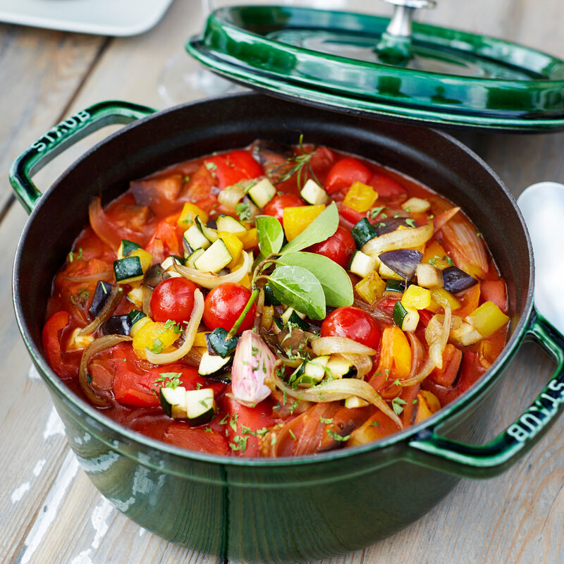 Rund Gryde 26 cm 5,2 liter Basilikumsgrøn