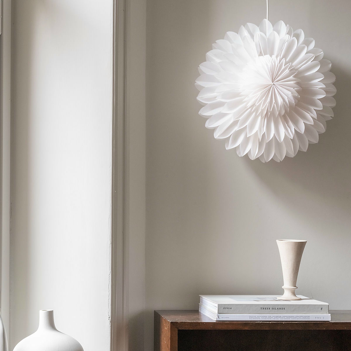 Lotus julstjärna 44 cm, vit