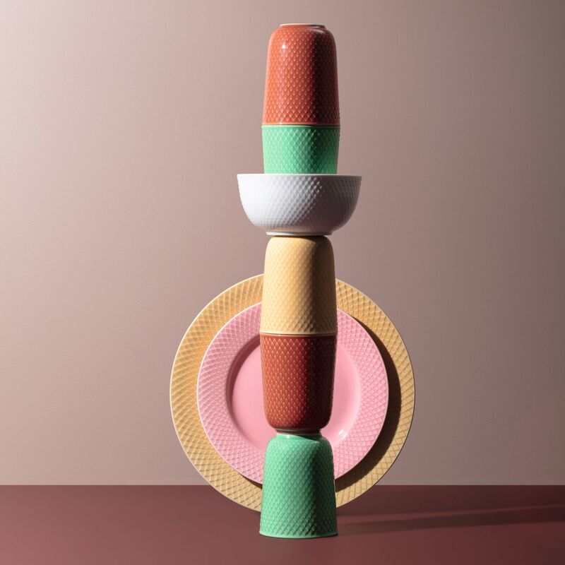 Rhombe-muki, 33 cl, vihreä