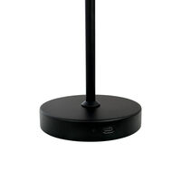 Stockholm LED bordlampe, sort