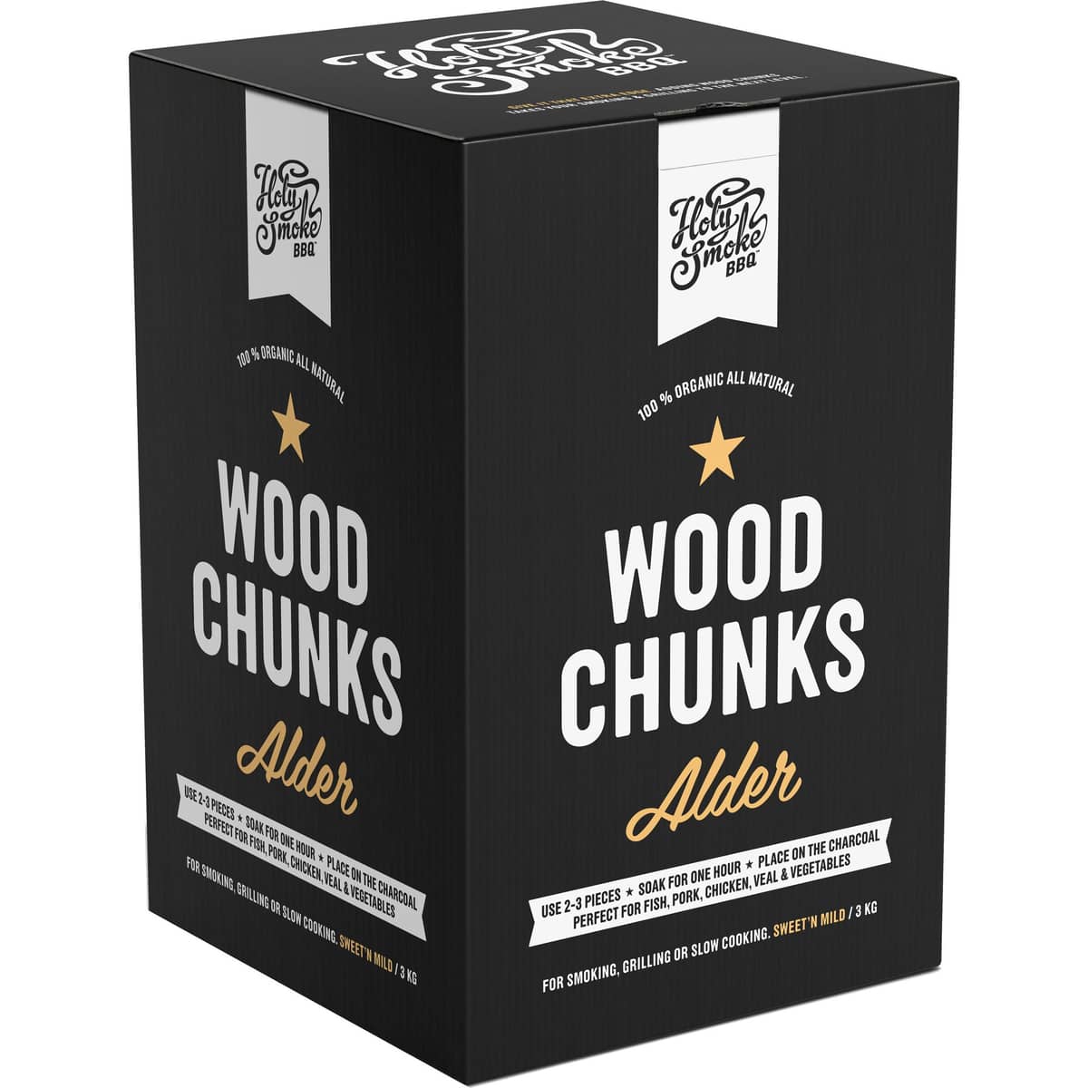 Wood Chunks 3 kg, alder