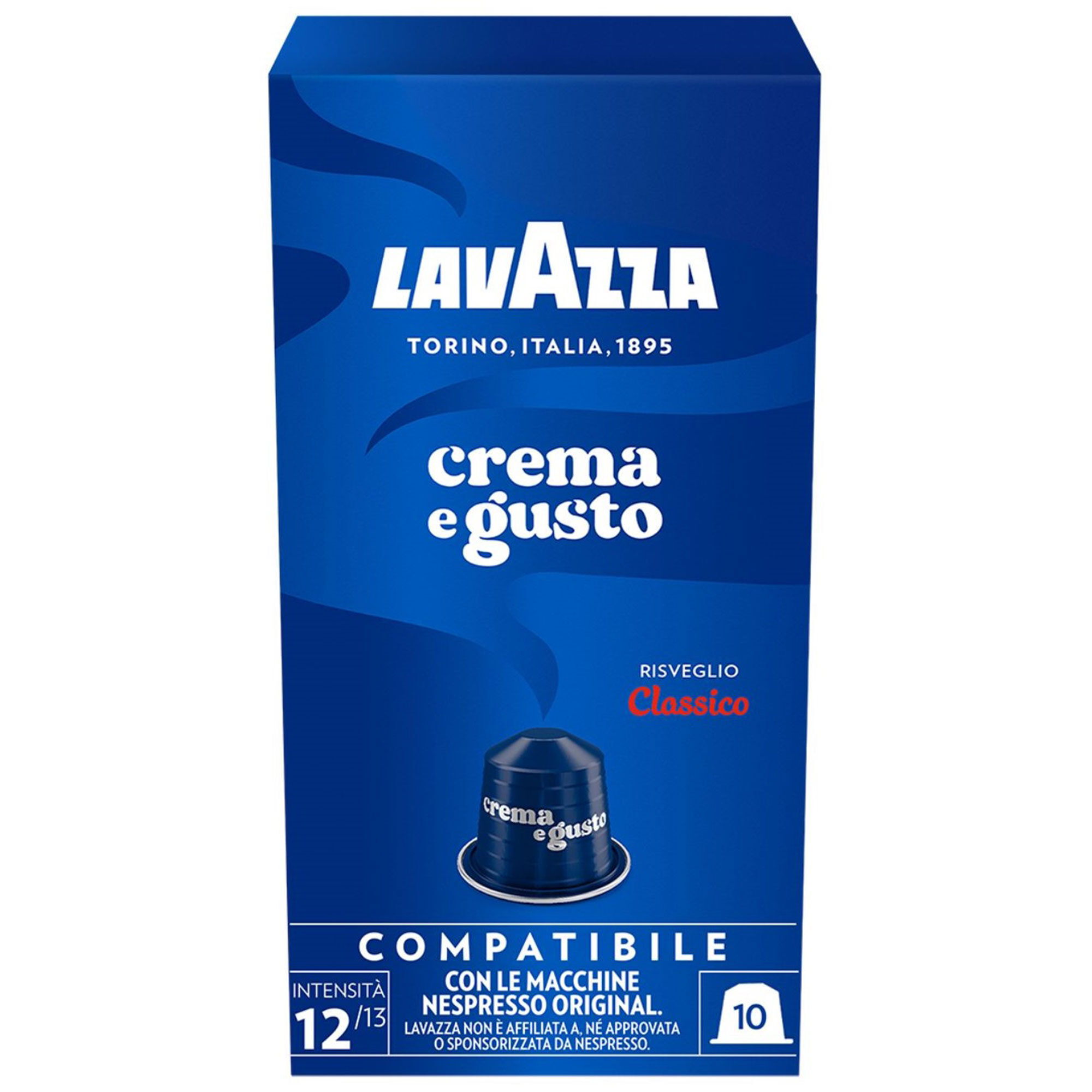 Lavazza Crema e Gusto Classico kaffekapslar, 10 st