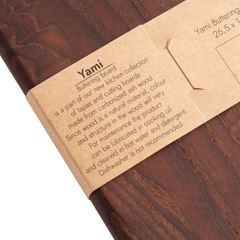 Yami leikkuulauta 26 x 14 cm, ruskea