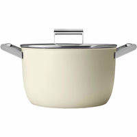Kasserolle m/låg 26 cm, creme