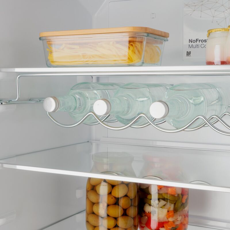 fristående kyl/frys 192 x 70 cm, rostfri