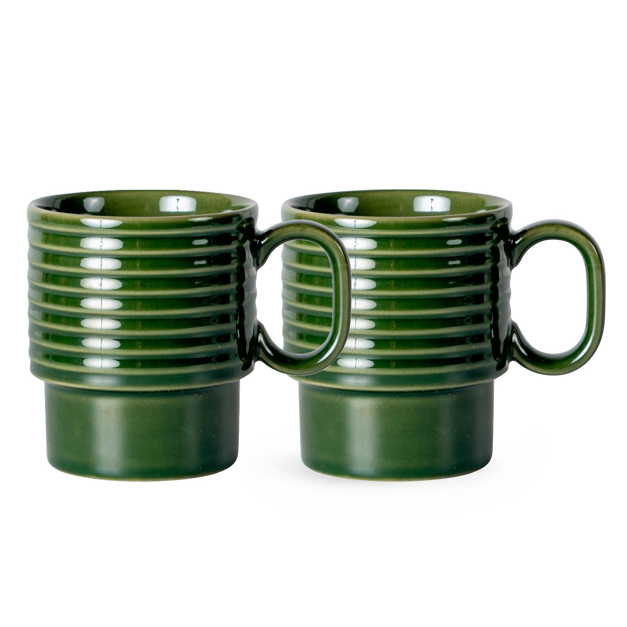 Coffee & More kaffekrus 2-pack, grønn