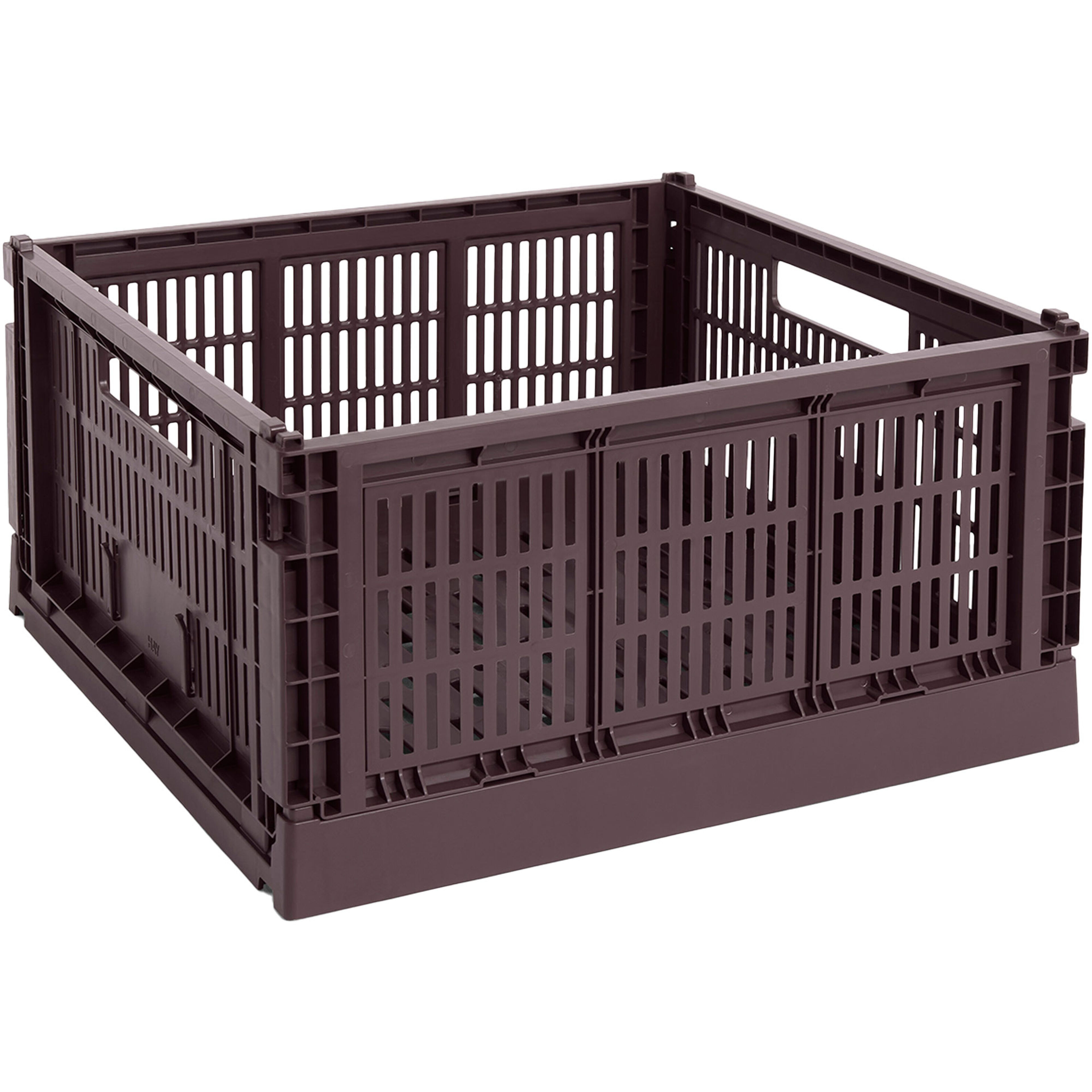 HAY Colour Crate Large Square oppbevaringsboks, bordeaux