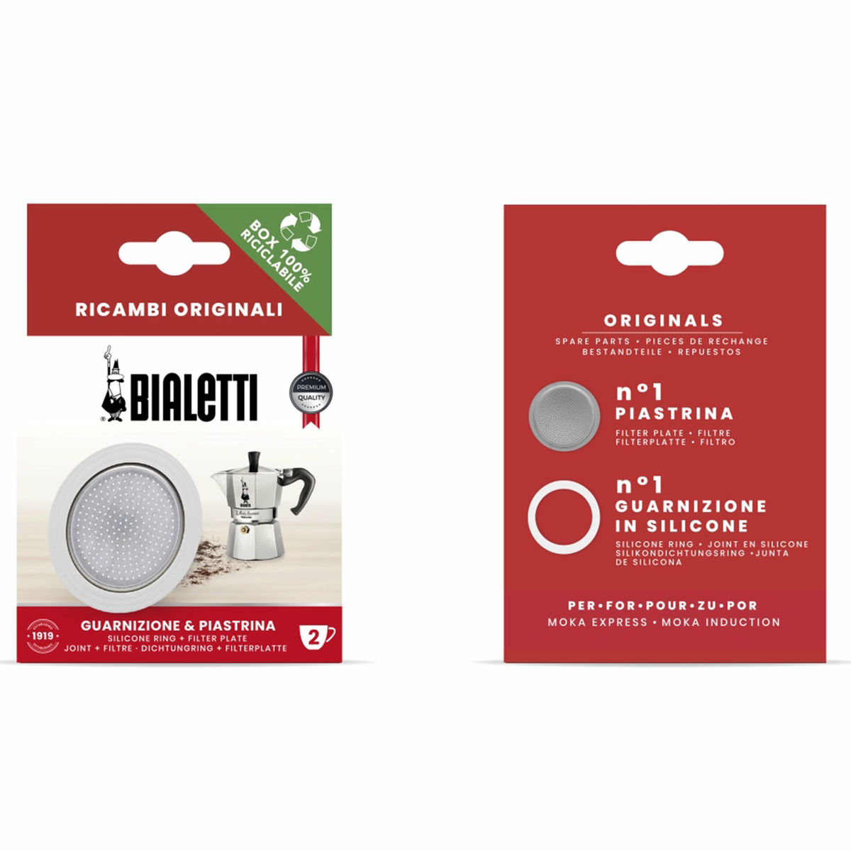 Brikka pakningssæt til induktion Ø56,2 mm