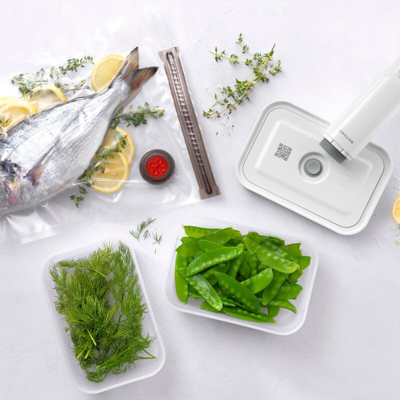 Fresh & Save vakuum startsett 7 deler, plast