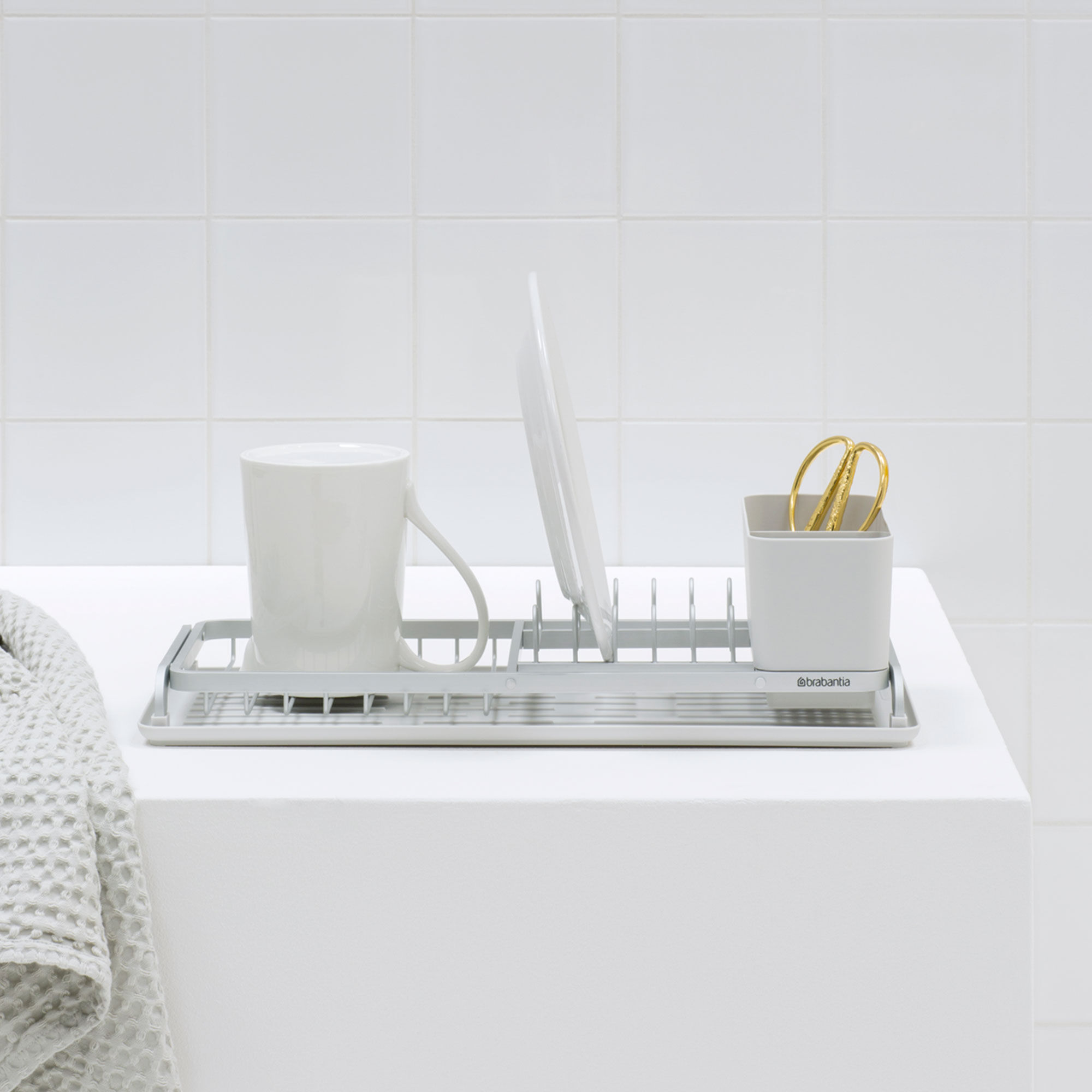 SinkSide kompakt diskställ, ljusgrå