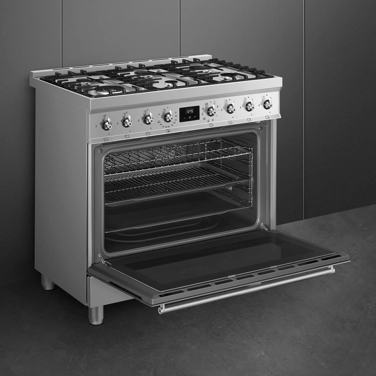 C9GMX2 Spis med gashäll Classic Rostfri 90CM