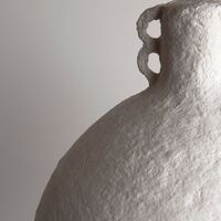 Maché-riippuvalaisin, 50 cm, valkoinen