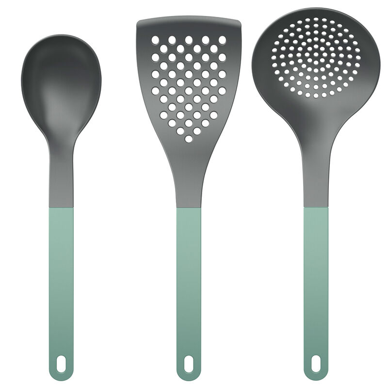 Rosti 2 Optima køkkenredskabs sæt 3 dele, nordic green