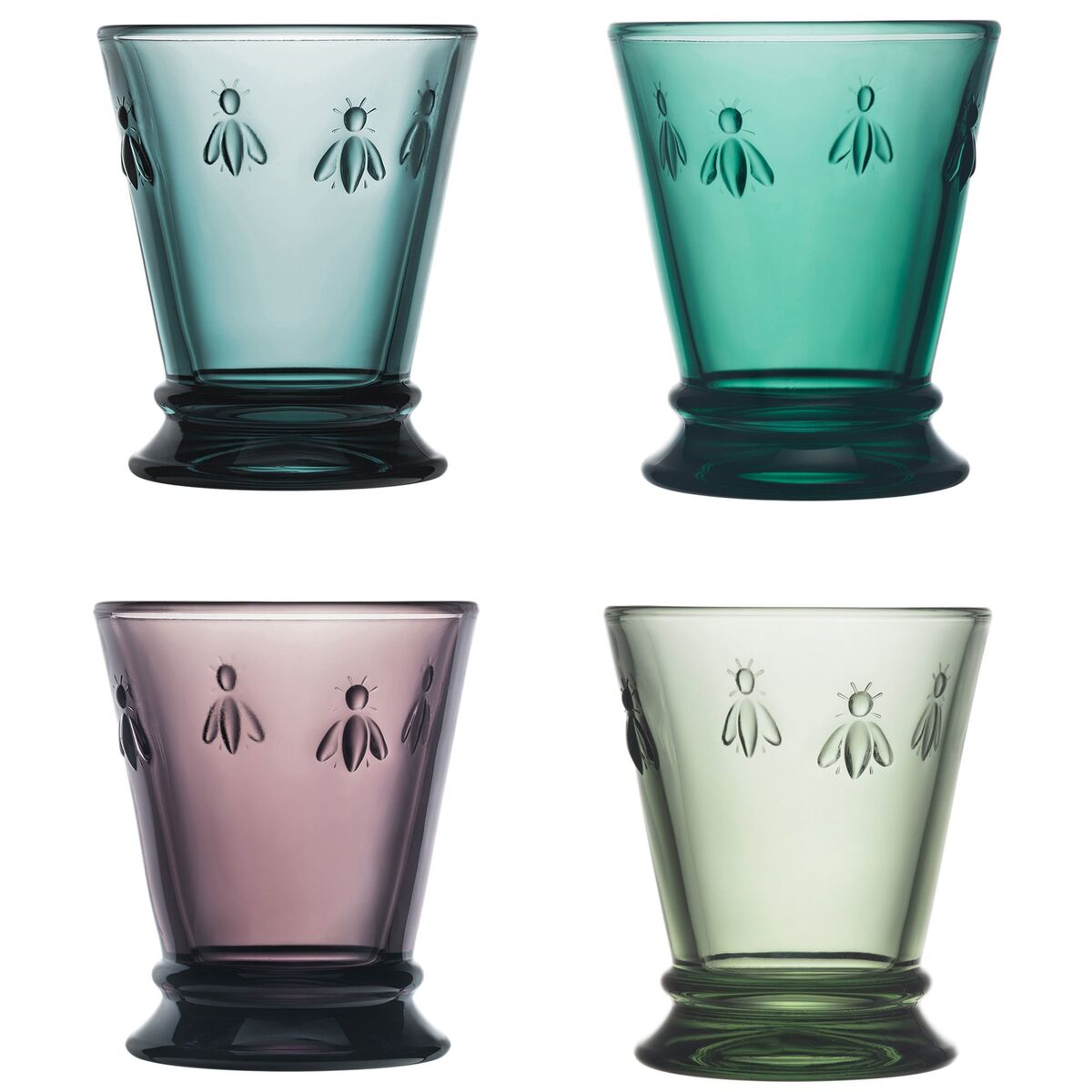 Abeille vannglass 26 cl 4-pakning, miks