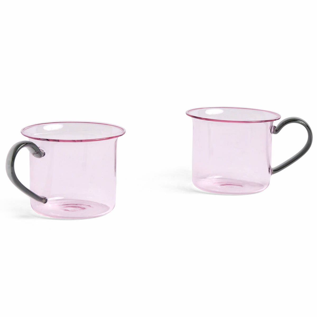 Borosilikat kop, 2-pak, pink