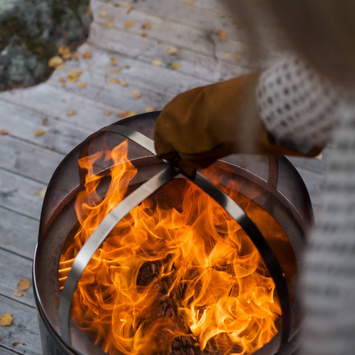 Pilar gnistskydd, rostfritt stål