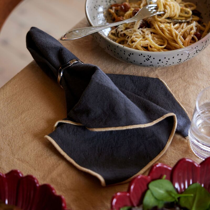 Edith lautasliina 2 kpl, harmaa