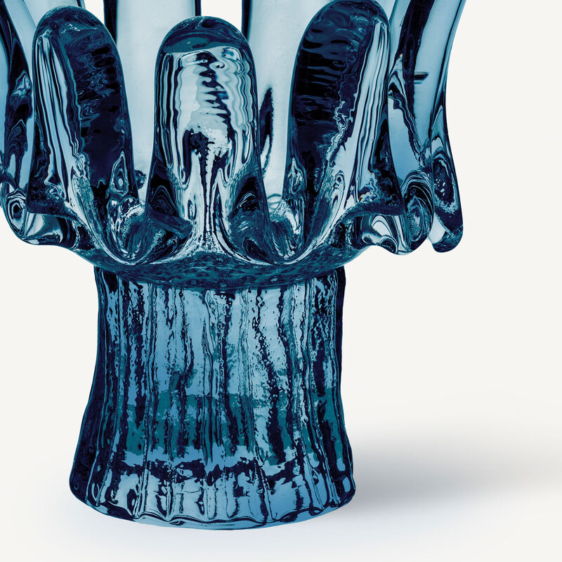 Kosta Boda Sunflower kynttilälyhty 115 mm, kierrätetty lasi