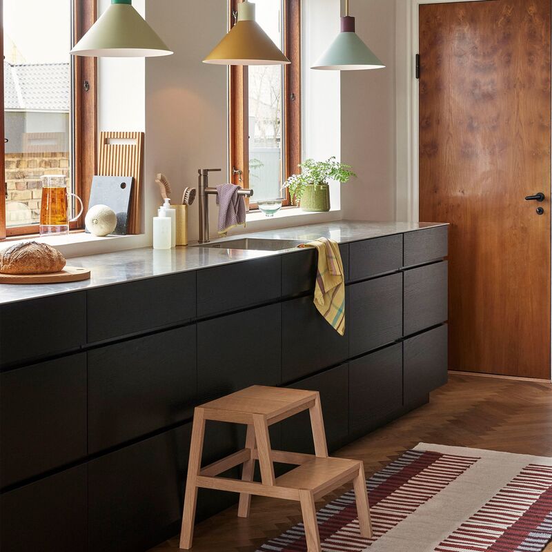 Crayon taklampe 35 cm, blå