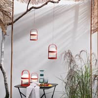 Soft Spot Solar Circular lampa 25 cm, terrakotta