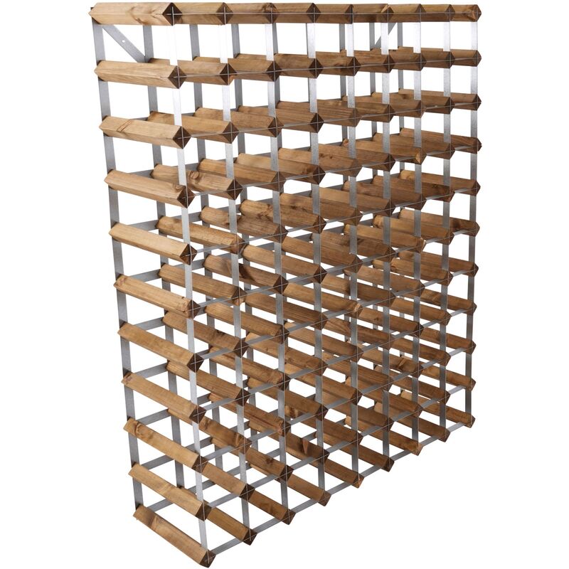 Vinreol Saml-Selv Lys Eg 90 flasker