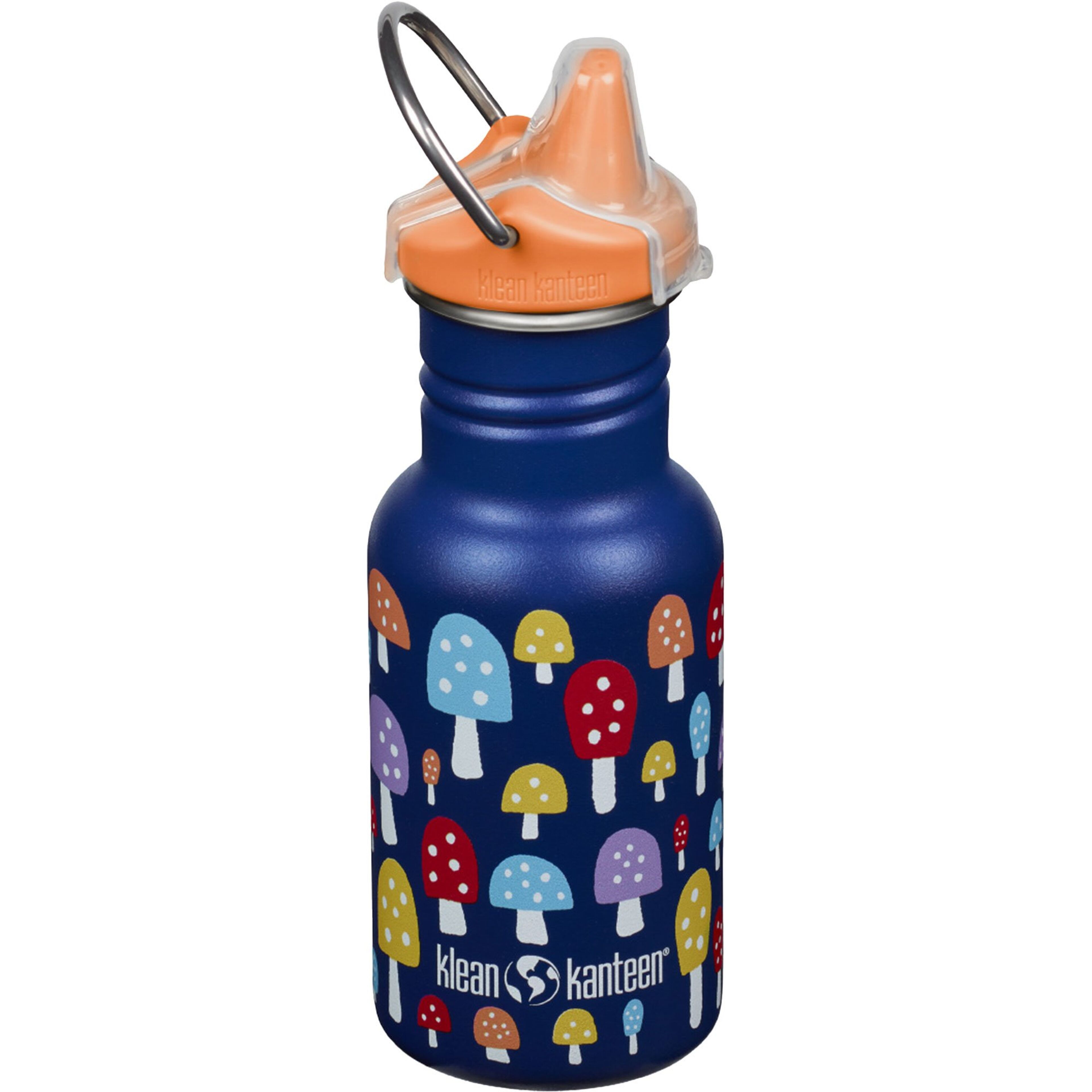 Kid Classic Narrow Sippy vattenflaska med pip 355 ml, mushrooms