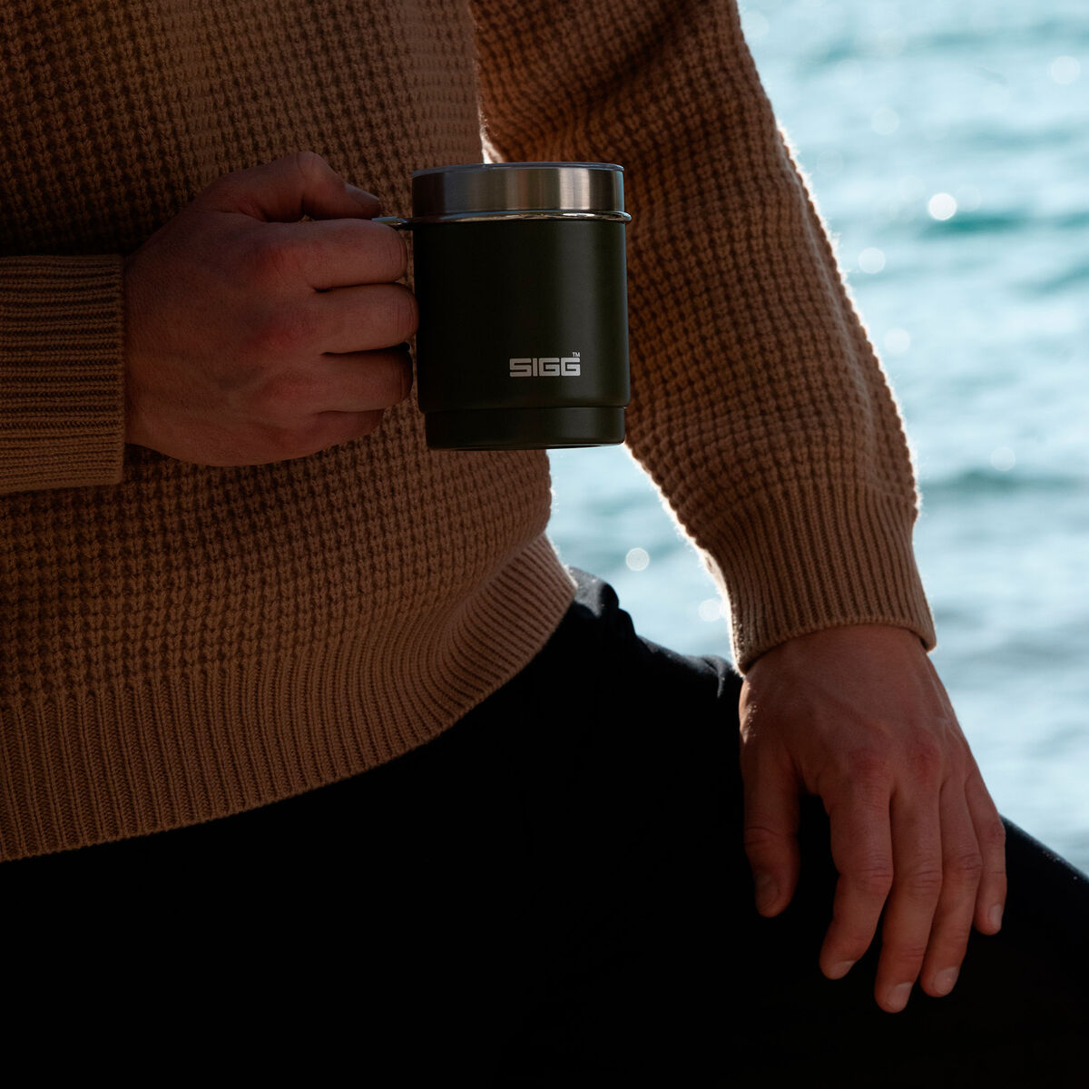 SIGG Travel mug 0,3 litraa, roasted green